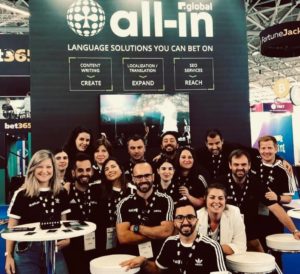 All-in Global team at iGB Live 2019, Amsterdam