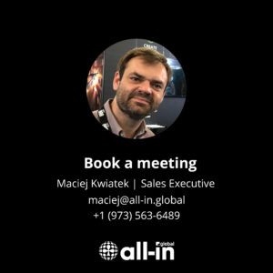 Book a meeting with Maciej signature