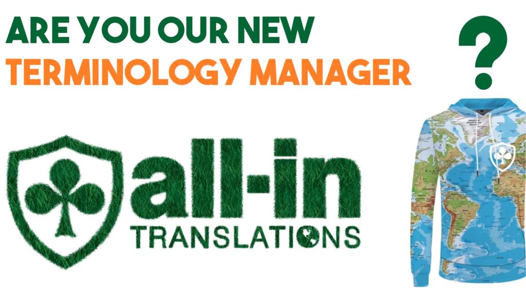 Are You Are New Terminology Manager? All-in Translations